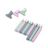 Portable 1 set of 12 Snack Sealing Clips Practical Solid Debris Bag Clips Household Plastic Sealing Clip Kitchen Bag