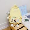 Schoolbag College Style Cartoon Doll Backpack Large Capacity Middle and High School Campus Daily Travel Backpack Class Student School Bag