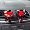 Clip de ventilation pour désodorisant de voiture, Mini Bouquet de fleurs séchées, aromathérapie automatique, diffuseur d'huile essentielle de voiture, décor de sortie