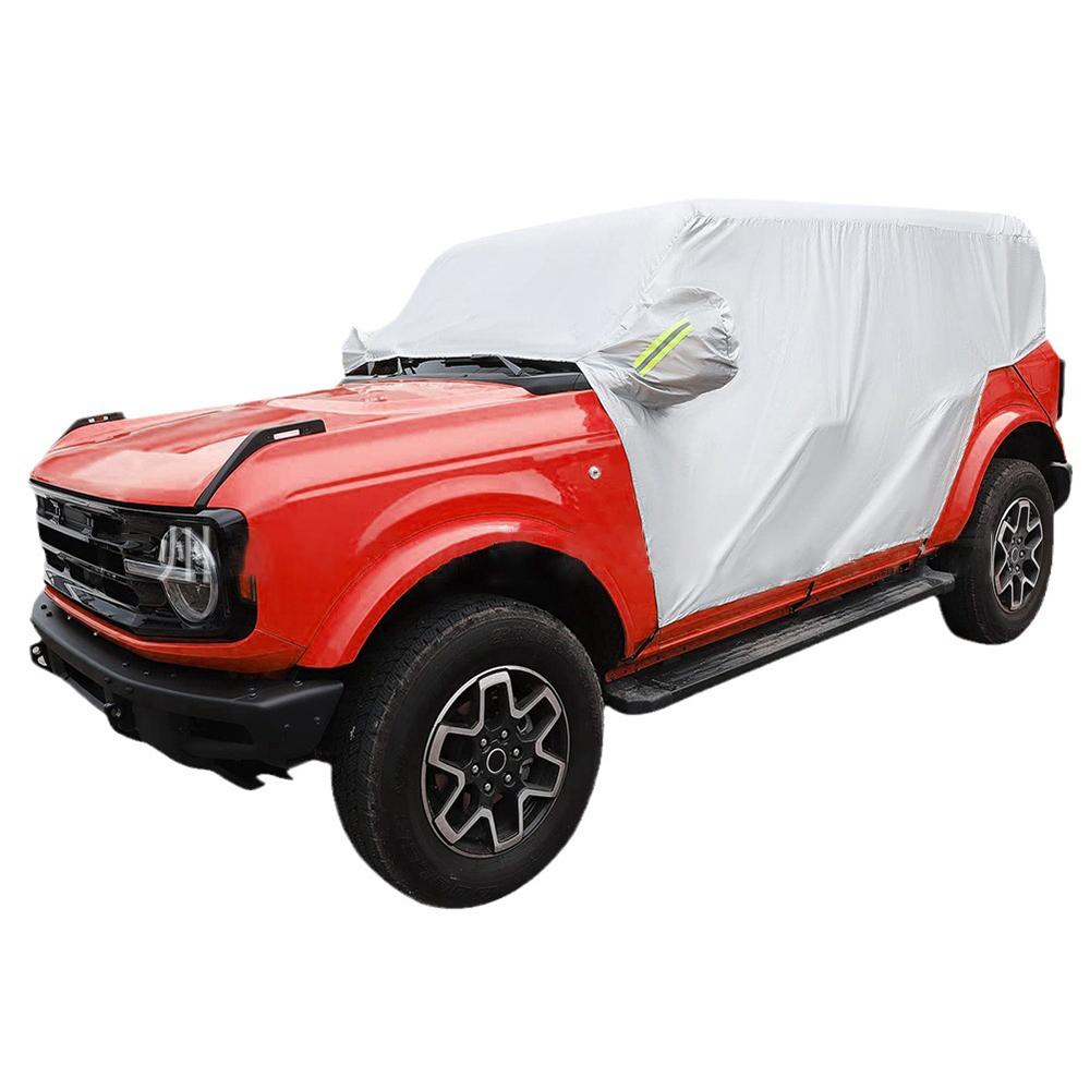 Car Cab Covers for Jeep Wrangler JK JL Hardtop 2/4 Doors 2007-2026 Outdoor Waterproof 210D Oxford Half Protector Cover