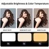 Rgb Led Cube Light Clip-on Stand-alone Adjustable Brightness Fill Light For Phone Laptop Camera Photography