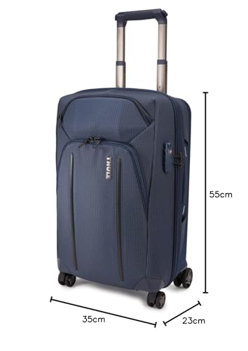 Thule Crossover 2 Carry-On Spinner Suitcase, 35L Capacity, C2S22, Dress Blue