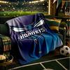 Charlotte Logo Art Blanket Lightweight Flannel Bedding Blanket Perfect for Travel, Camping, Living Rooms, Offices, Sofas, Fan Christmas gift