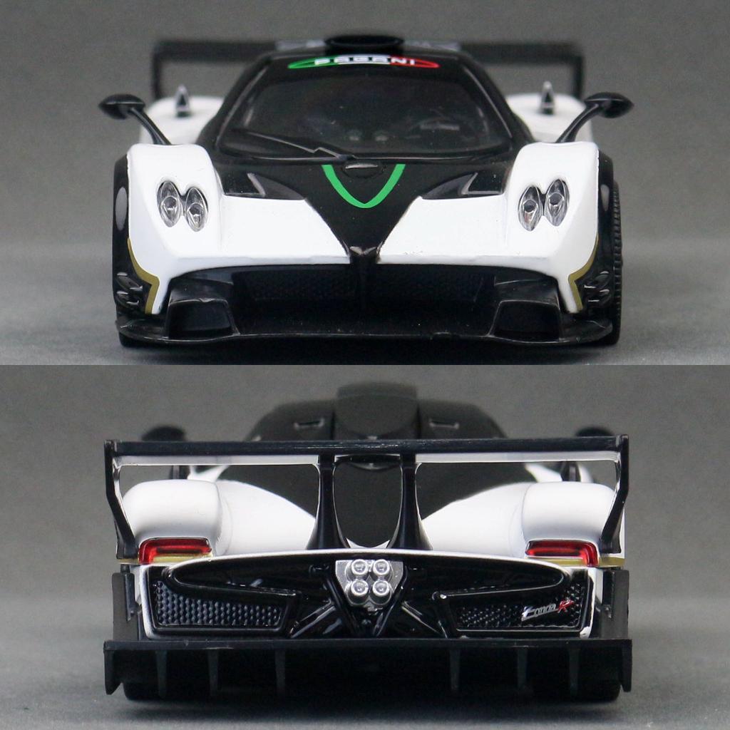 1/32 Pagani Zonda R Spielzeugauto Modell RMZ CiTY Druckguss Metall Miniatur Supersport Sound & Licht Kollektion Pull Back Geschenk Für Jungen