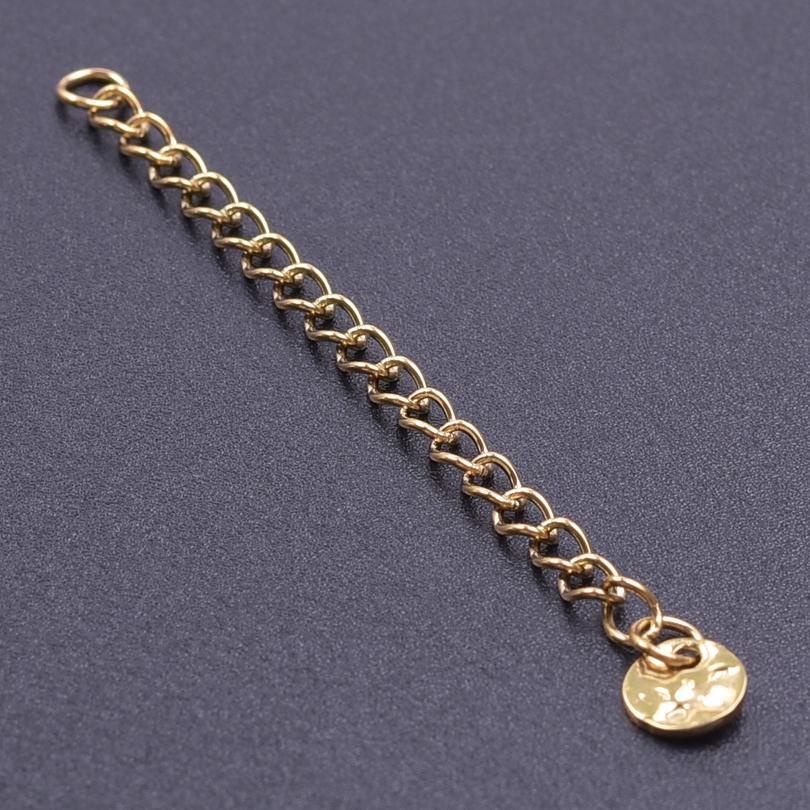 Silver/Gold Color Stainless Steel Extender/Extention/Tail Chains For Jewelry Making Bracelets Necklaces Anklets DIY Accessories