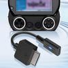 Adaptador Fêmea Tipo-C Adequado Para Cabo de Carregamento PSPGO Preto 10cm Cabo de Conversão Cabo de Alimentação de Console de Jogo