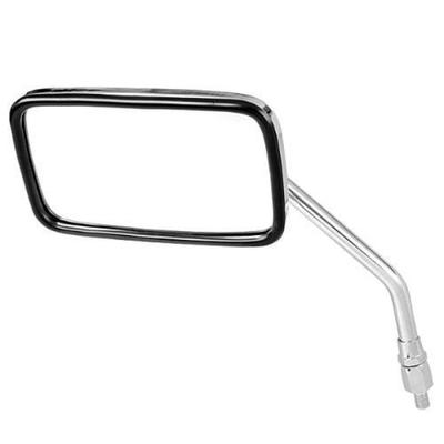 Specchietti Retrovisori Laterali Cromati per Moto Specchio Retrovisore Quadrato alla Moda Cool