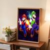 5D DIY Diamond Art Painting Kits for Adults, Anime Characters Full Round Crystal Diamond Kits for Beginner for Home Wall Decorate
