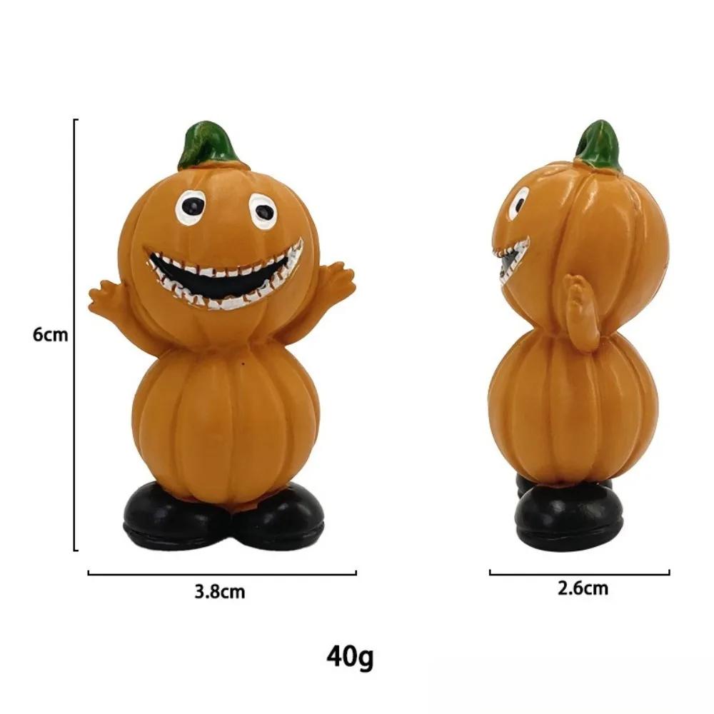 Halloween Pumpkin Nordic Style 3 Sets Resin Craft Ornaments Creative Living Room Desktop Decoration Shooting Decor Home