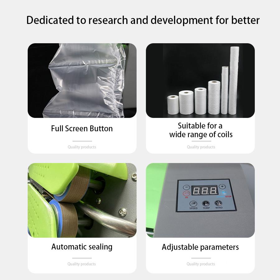 Inflatable Machine Film Air Pillow Inflator Gourd Bubble Filling Bags Air Cushion Machine Multifunctional Blowing Machine