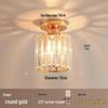 Crystal Ceiling Light for Modern Spaces - Elegant, Simple, Nordic Design for Corridors, Balconies, Entrances, and Bedrooms