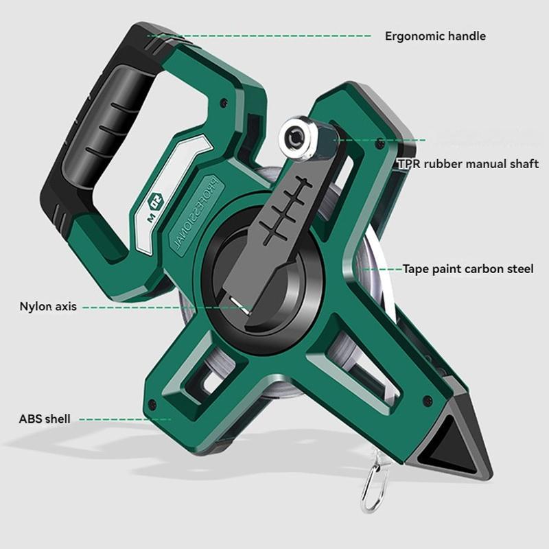 30/50/100 M Tape Measure Pluggable Into the Ground Portable Measuring Ruler Land Measurement Tools for Construction  Decoration