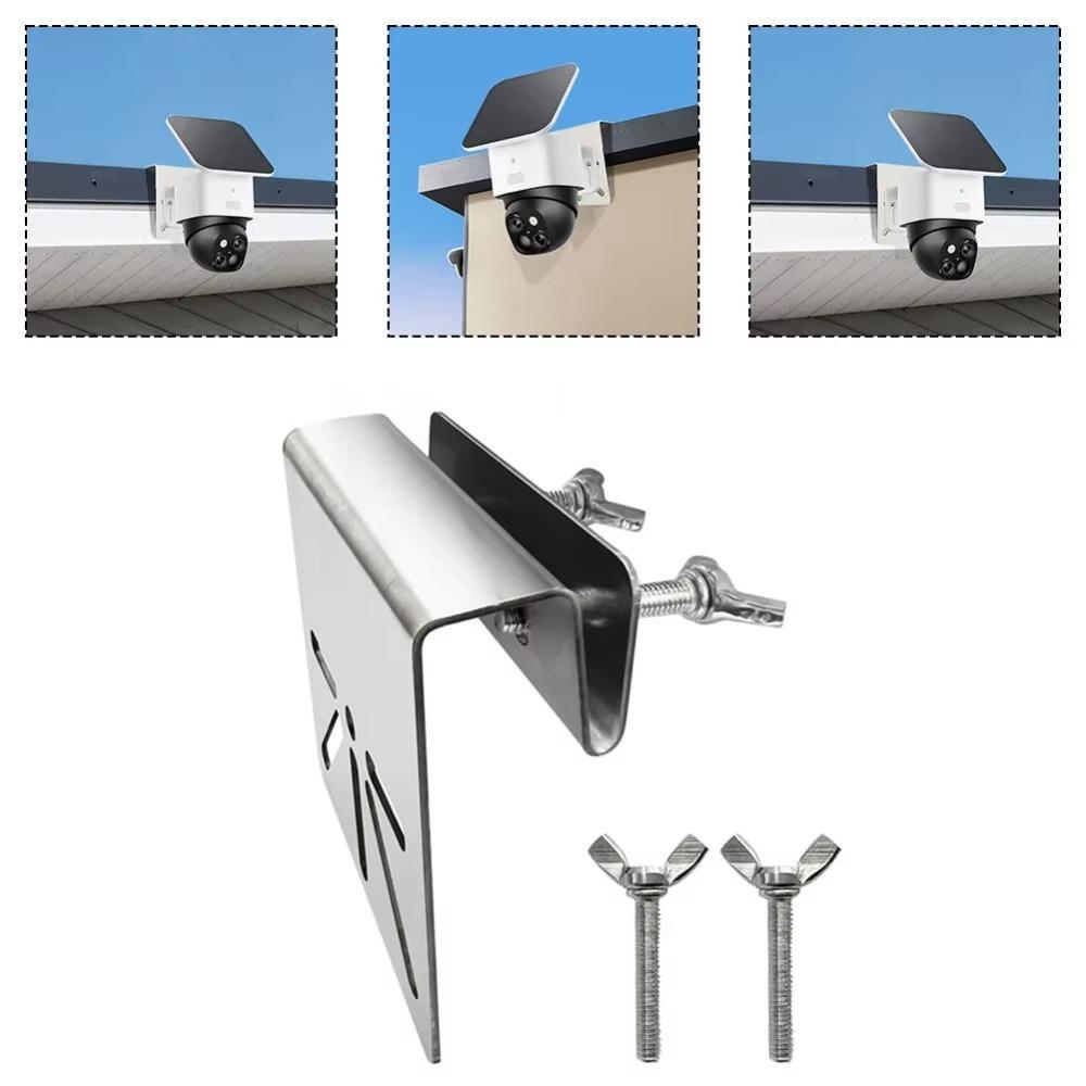 Gutter Mount Wall Mount Bracket for Eufy SoloCam S340/Eufy E30 Solar Panel Mounting