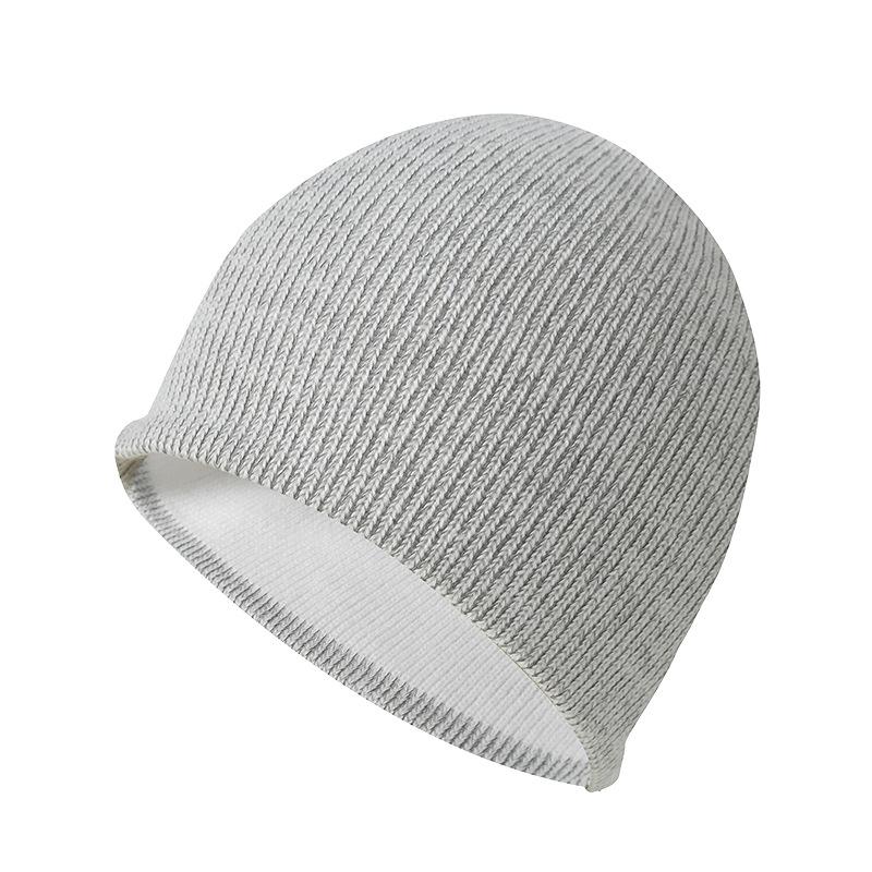 Night High-brightness Reflective Knitted Hat Men's and Women's Sports Hat Cycling Skiing Cold-proof Cold Hat Warm Wool Hat