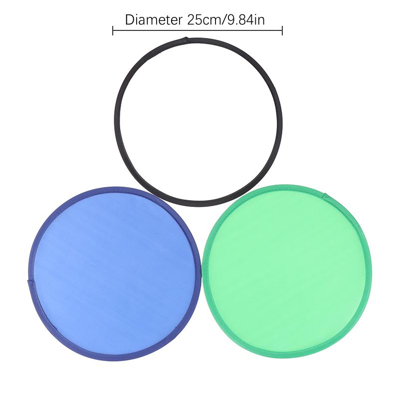 Přenosné skládací barevné kapesní skládací ventilátory s létajícím diskem pro letní venkovní hračky, dárky pro párty