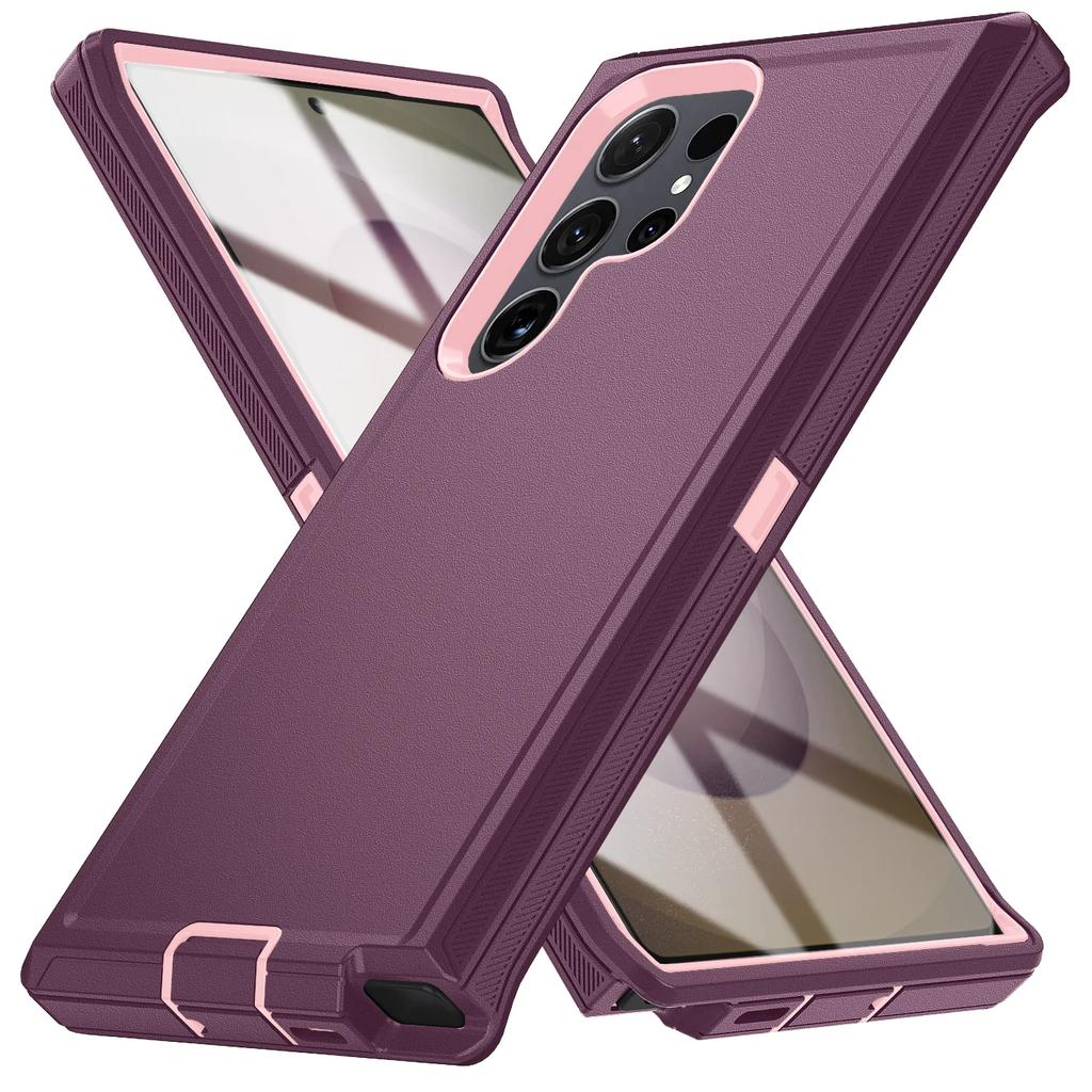 Military Armor Shockproof Phone Case For For Samsung Galaxy S26 S25 S24 S23 FE S22 S21 S20 Ultra Plus Hard PC+TPU Bracket Back Cover