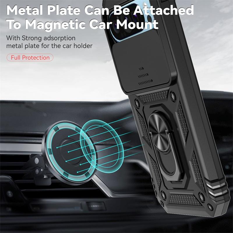Armor Funda For Google Pixel 10 Pro 5G Case Cae Magnetic Holder Ring Case For Pixel10 Pixel 10 Pro XL 10Pro Lens Protector Cover