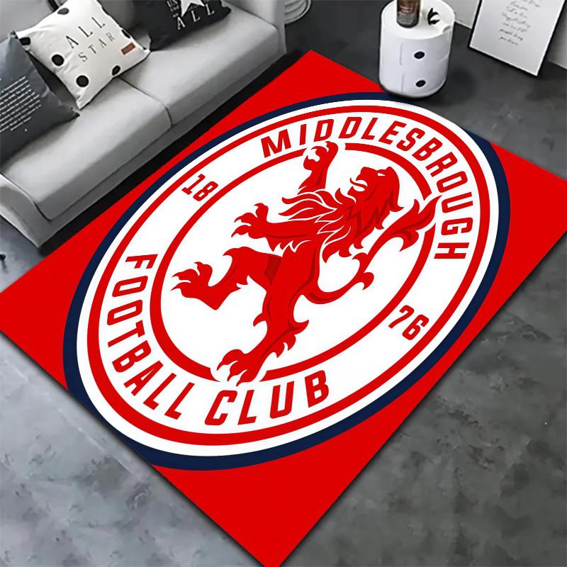 Middlesbrough Carpet Rug for Living Room Bedroom Home Sofa Decoration,Kids play Nonslip Floor Mat
