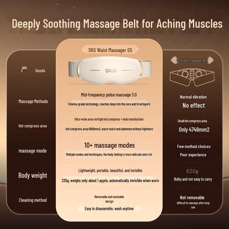 SKG G5 Waist and Abdomen Pulse Massager