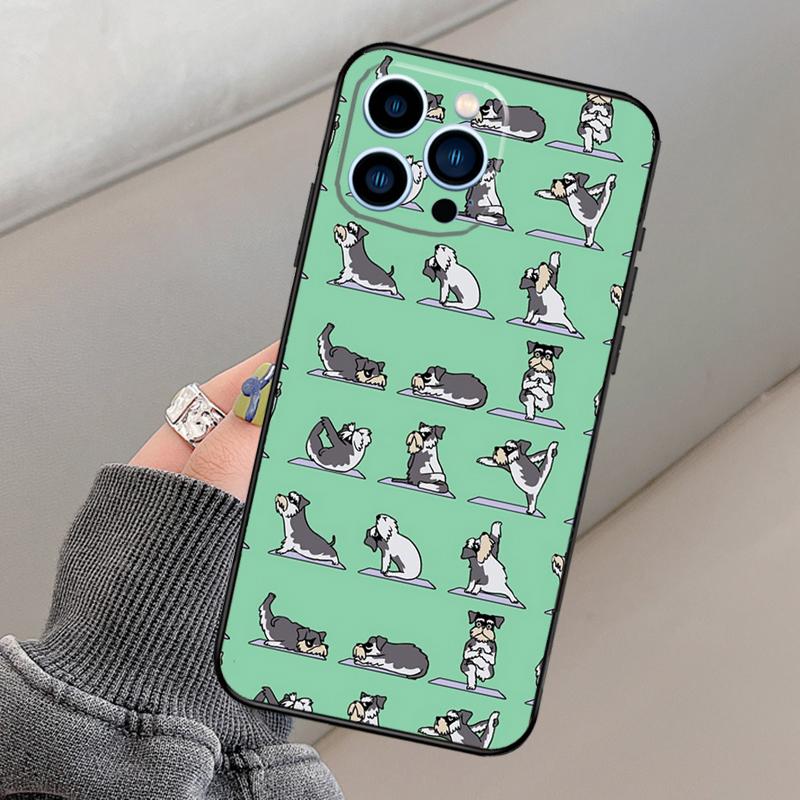 Skelett Yoga Handyhülle Für iPhone 16 15 13 12 11 14 Pro Max 15 16 Plus 12 13 mini XR 16e Funda Cover
