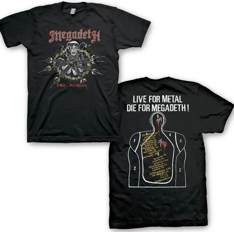 Megadeth Kill For Thrills T-ShirtTshirt Unisex T-Shirt M