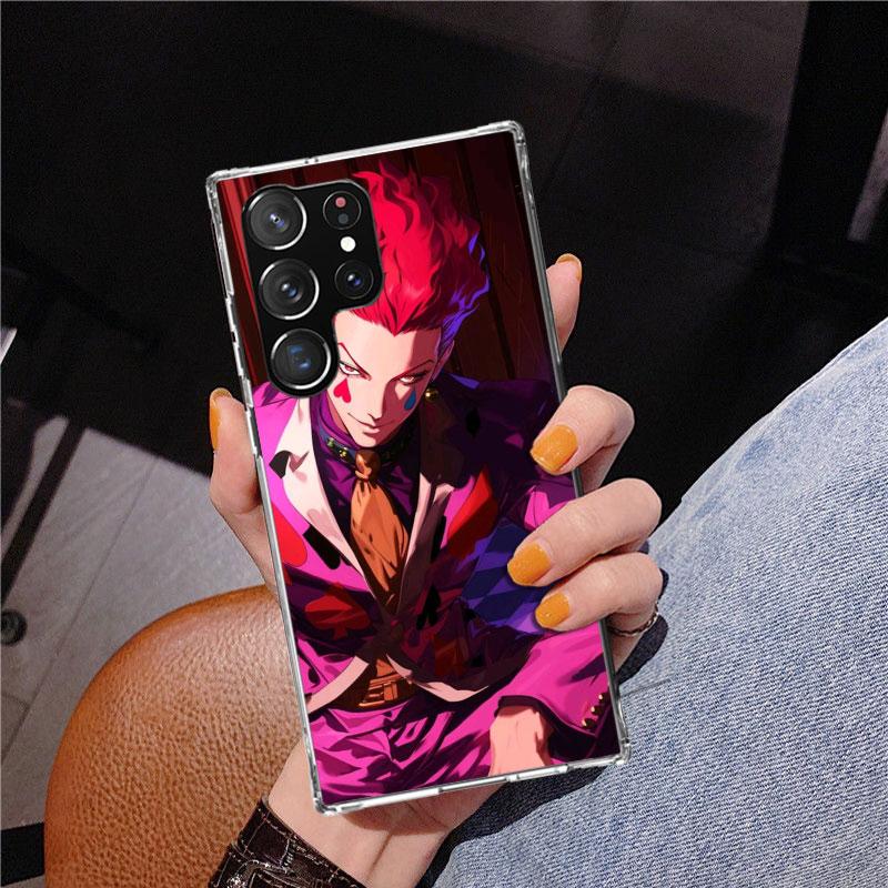 Huner X-Hunters Hisoka Phone Case For Samsung Galaxy S24 S25 Edge S26 Ultra S23 S22 S21 Plus S20 FE + Personalized Print Cover G