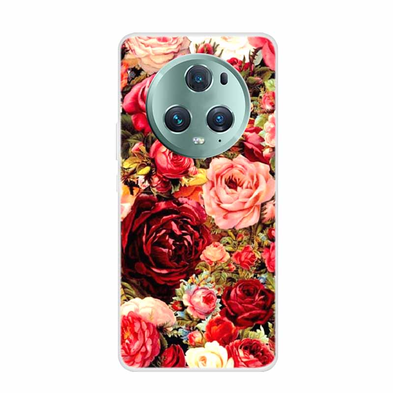For Honor Magic 5 Pro 5G Case Wolf Lion Soft Silicone TPU Clear Covers for Honor Magic5 Lite Phone Cases Magic5 Lite 5G Fundas