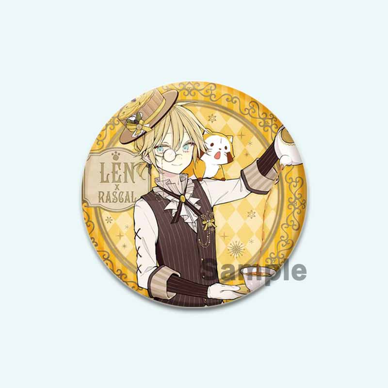 32/44/58mm Hatsune Miku Cartoon Figure Brooches Cosplay  Exquisit Badge for Collar Backpack Hat Accessory Handmade Enamel Pins Decoration