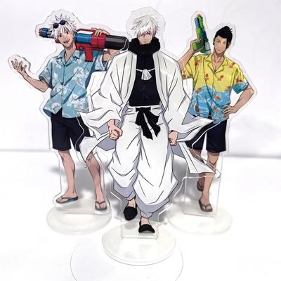 Anime Jujutsu Kaisen Figures Satoru Gojo Acrylic Stand Geto Suguru Character Model Plate Cake Topper Birthday Props