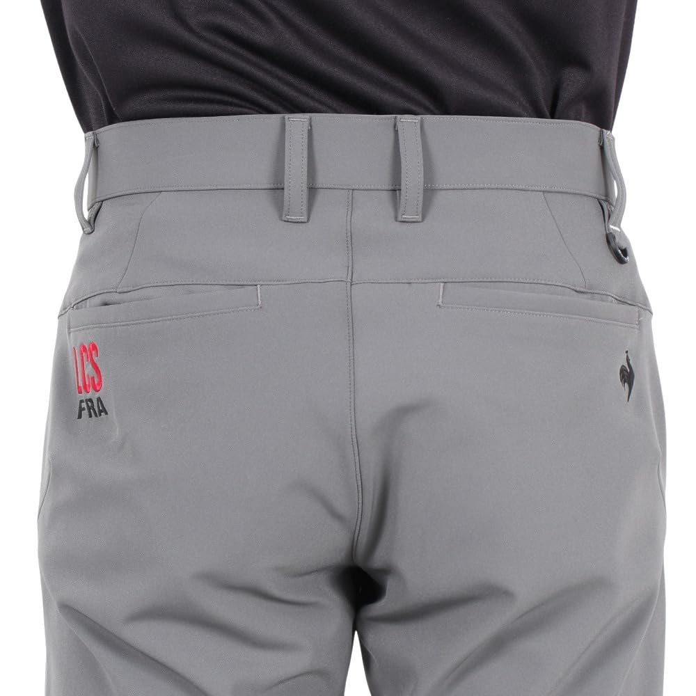 Coq Sportif Golf Pants water light rain fleshy golf LG4FLP54M GY00 [Le Golf] [Stretch Forcer] Quarter-length, repellent, compatible, windproof, Men's