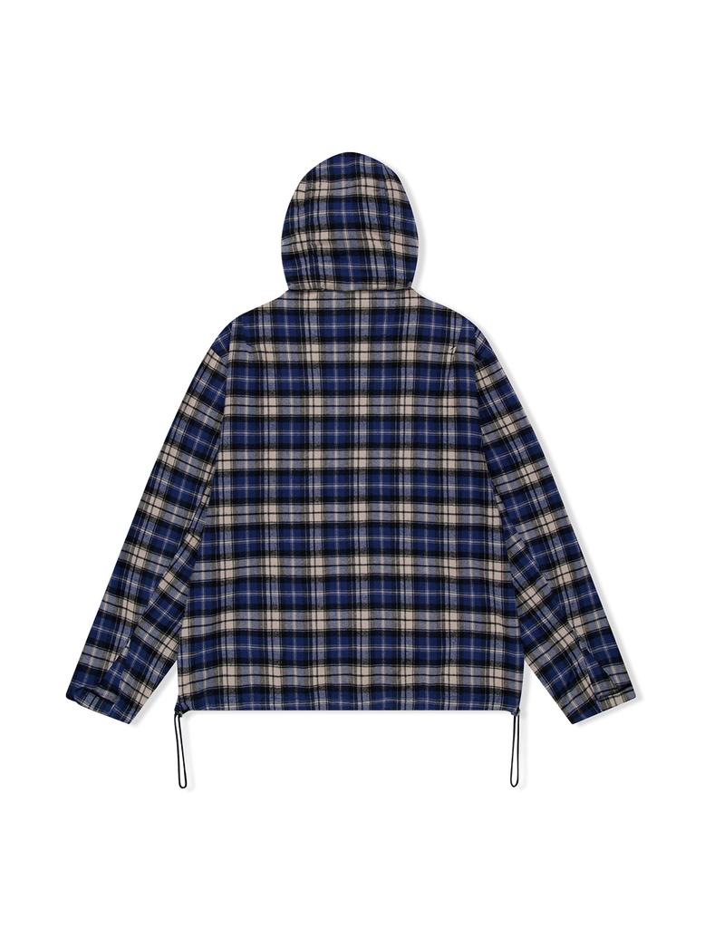 Yeseyesee Plaid Wing Jacket Blue