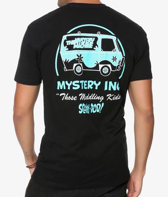 Scooby-Doo MYSTERY INC. 100% Cotton T-shirt Mens Tees Top NEW Licensed & Official Front & Back Design