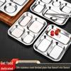 OEING 304 Stainless Steel Canteen Lunch Tray
