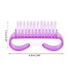 Handle Grip Nail Brush Plastic Cleaning Nail Brush for Toes and Nail Cleaner