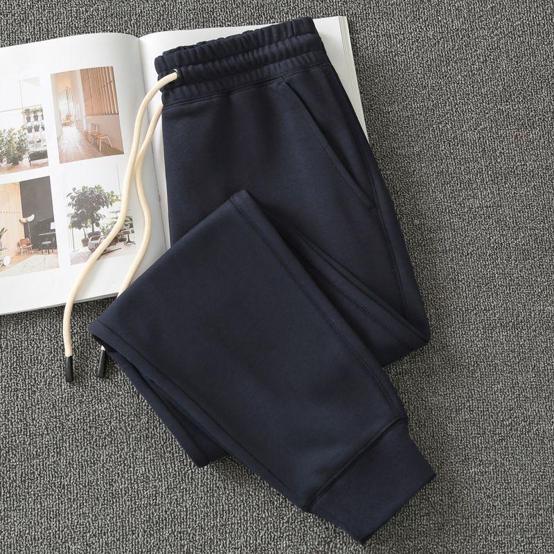 Full Cotton Casual Spring & Fall Gray Sweatpants