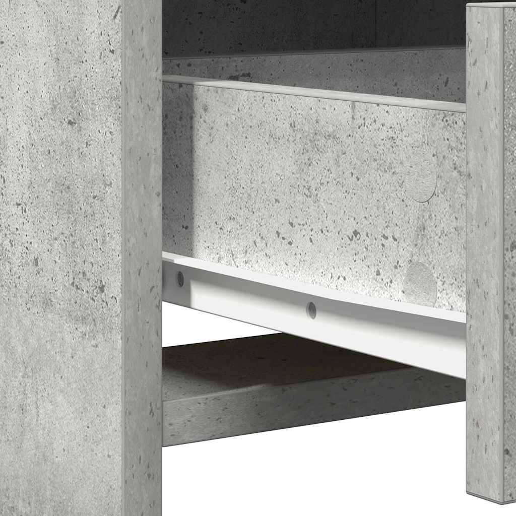 Makeup Table 2 pcs Gray 50 x 41 x 135 cm Engineered Wood