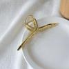 New ArrivalS Open Run Bnuhe Silver Women S Hair Clip twiSt Simple