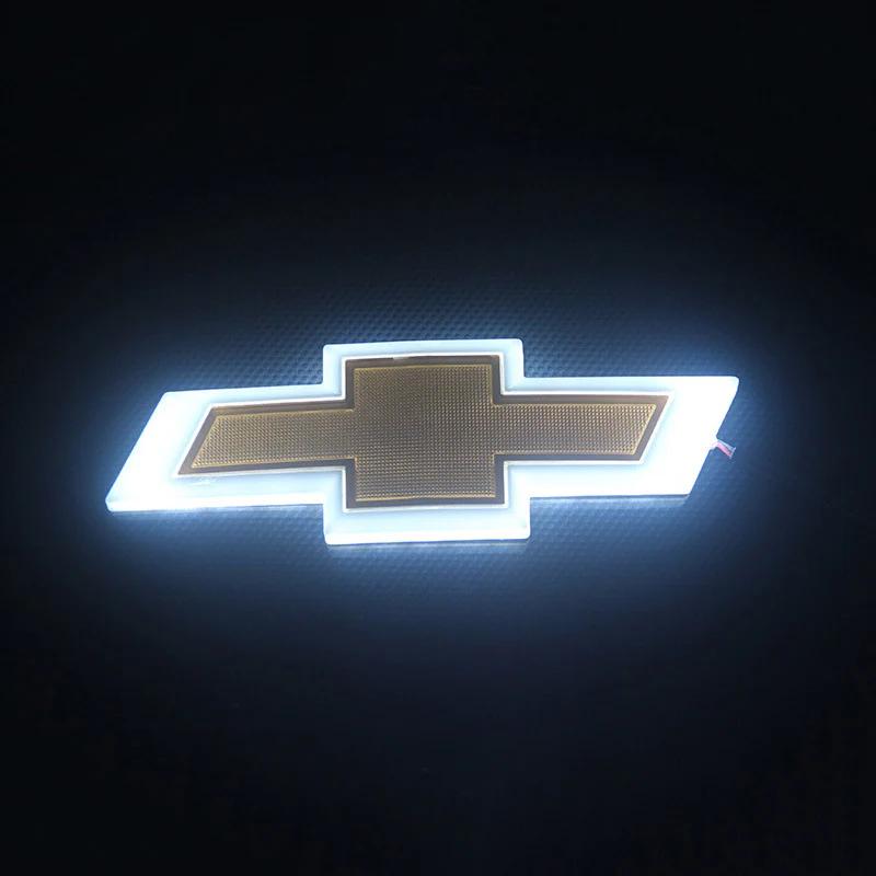 AABJZ1 Car Emblem for Chevrolet Cruze Malibu Cavalier Monza Sail Trax Equinox Captiva Lacetti Orlando Trunk LED Light Badge Sticker