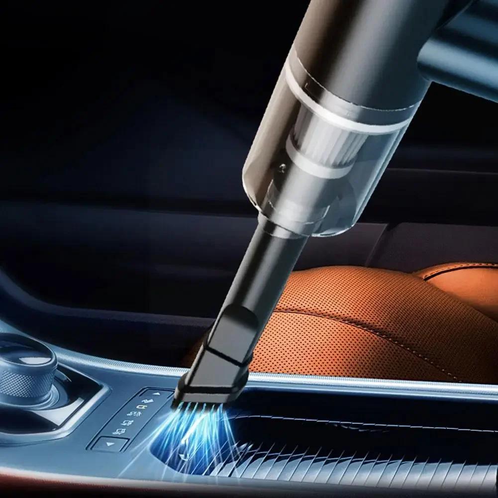 New Car Vacuum Cleaner Portable Handheld 45000pa 3 In 1 Wireless High-power Vacuum Cleaner For Car Home Office Keyboard Cleaning