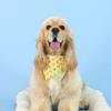 Dog Bandana Bib Cute Yellow Duck Design Dog Saliva Towel Adjustable Pet Collar Scarf for Small Medium Large Dogs Cats