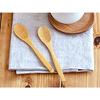 Tableware East: Stylish and comfortable oval (natural) spoon (bamboo)