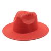 Unisex Summer Panama Sun Hat - Fashionable Straw Braid Fedora for Outdoor and Beach Wear.