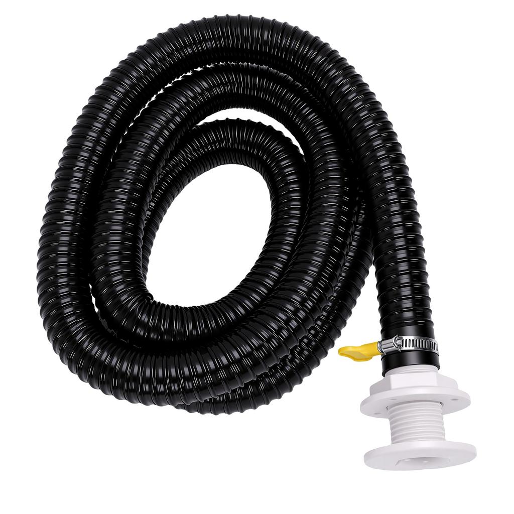 Bilge Pump Hose 1 1 8 Inch Marine Bilge Pump Plumbing Kit Easy Installation with 2 Stainless Steel Clamps