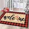 1pc Christmas Dwarf Welcome Door Mat Is A Wonderful Christmas Gift Mat That Perfect for Home and Christmas Decoration Doorways