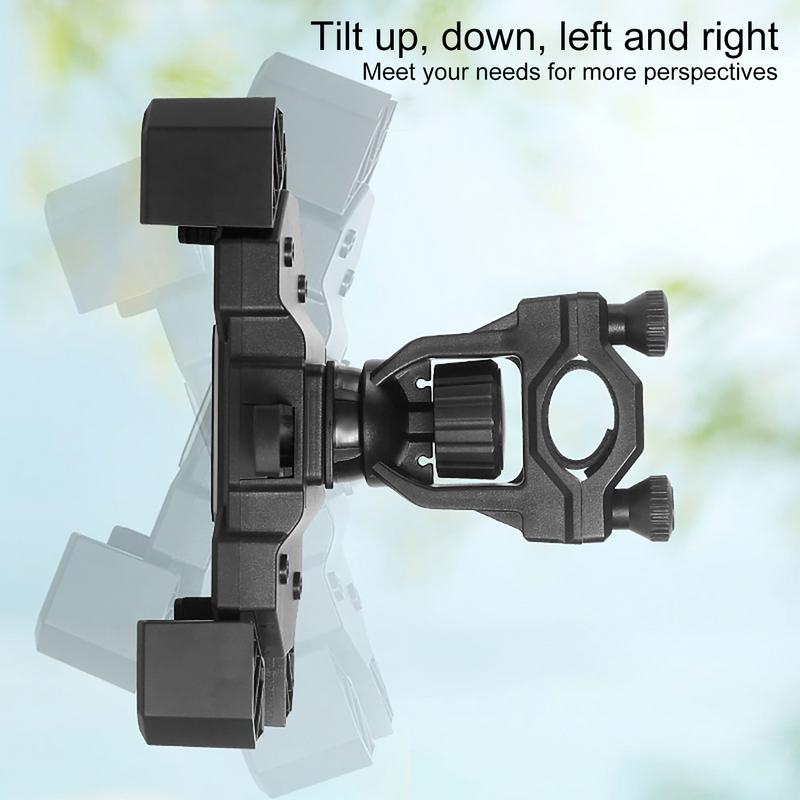 Cycling Phone Holder Handlebar Cell Phone Holder 360 Degree Rotation Safe Riding Navigation Phone Calls Vlogging Phone Holder