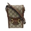 [Gebraucht] Horsebit 1955 Logo Canvas und Leder Handytasche - Sehr Gut #Y4243O