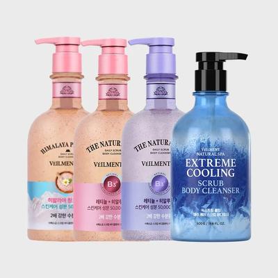 Bellman_Spa Feuchtigkeitsspendendes Peeling Duschgel 600ml (Schwarze Rose/Jasmin/Hipping/Extreme Kühlung) Wählen Sie 1