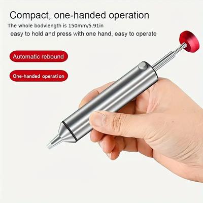 1PC Professional Solder Removal Tool, Manual Desoldering Kit, Suitable for Electronics Repair, PCB, Soldering Parts, and Technicians.