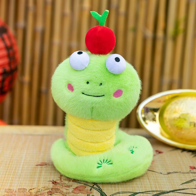 Of Year The Snake Mascot Plush Toy Cute Color Doll Childrens Holiday Gifts
