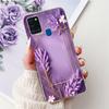 Clear For Samsung A21s SM-A217F SM-A217M Cover For Samsung Galaxy A21s Case Cute Luxury Butterfly Love Flowers Cool Painted